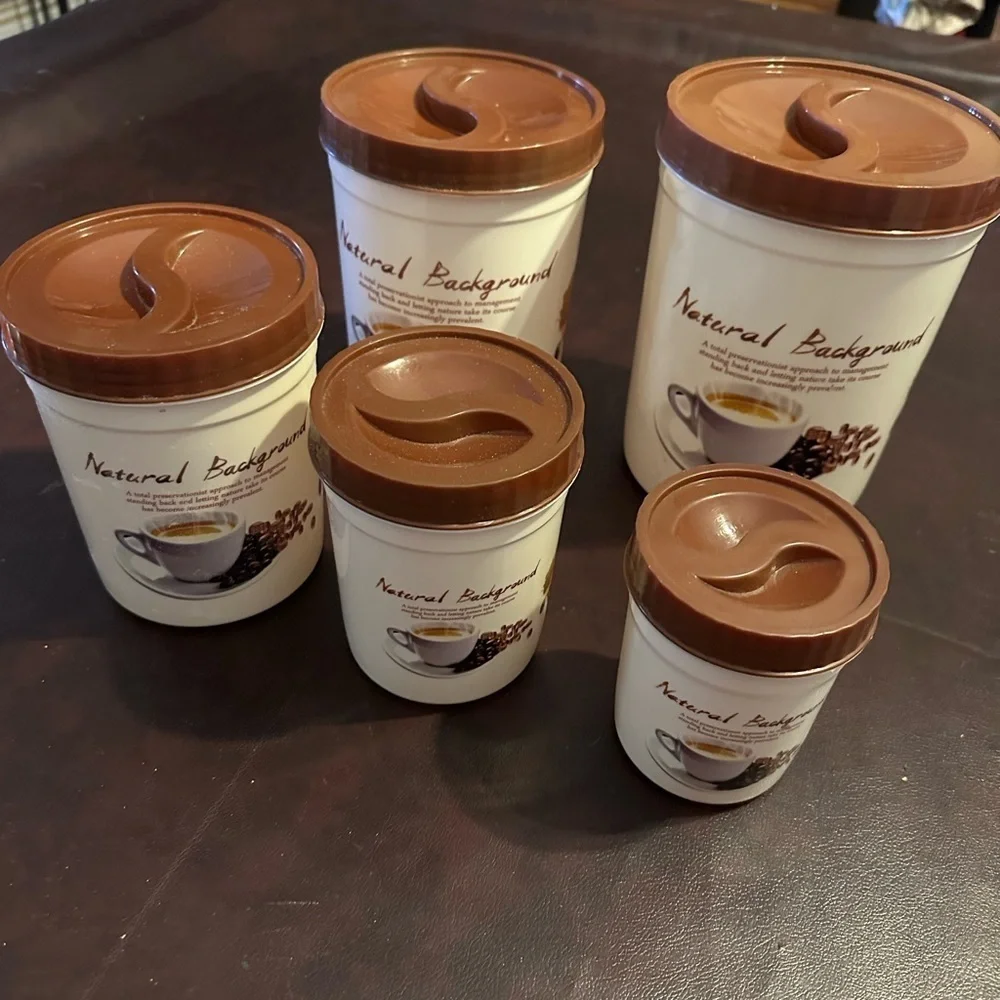 5 nesting canisters